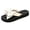 White, variant on Women's Lightweight Bow Platform Flip Flops Non Slip Walking Tong Sandals Comfortable Slip On Beach Slide Shoes White Size 9