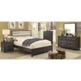 thumbnail image 2 of Bowery Hill Contemporary Solid Wood 2-Drawer Nightstand in Gray, 2 of 3