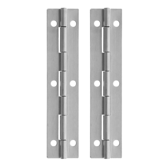2pcs Piano Hinges Stainless Steel Hinges Heavy Duty Continuous Hinges Cabinet Hardware