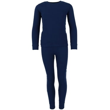 Only Boys Ensemble 2 Pcs de sous-Vêtements Longs Thermiques Gaufrés pour Enfant
