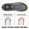 thumbnail image 3 of FitVille Chaussures de Randonnée Extra Larges pour Hommes avec Soutien de la Voûte Plantaire, Confort, Chaussures d'Extérieur pour Hommes, 3 of 6