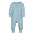 thumbnail image 1 of 2025 Cotton Boy Romper Rompers Footless Pajamas Zipper Boy Clothes Summer Long Sleeve Sleeper, 1 of 5