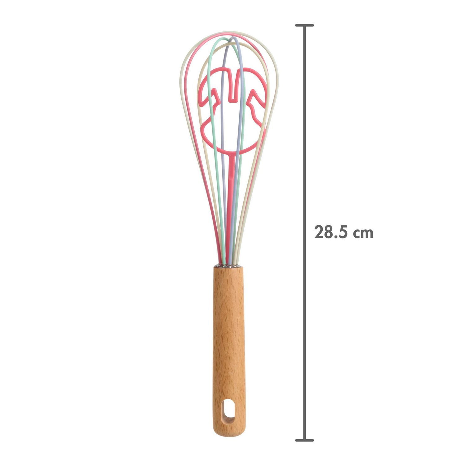 Fouet Way to Celebrate en Silicone 11”, Forme de lapin, Rose