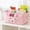 Pink, variant on Fridja Cute Easter Storage Basket with Sturdy Handle, Portable Easter Classified Storage Container for Gifts, Decorative Organizer Bins Box for Pet Dog Toys Baby Essentials Snack Diaper Towel