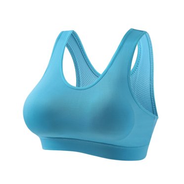 Pisexur Racerback Sports Bras for Women - Padded Seamless High Impact Support for Yoga Gym Workout Fitness