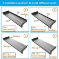 thumbnail image 3 of MesaSe 1U Disassembled Vented Cantilever Server Rack Mount Shelf 6”(152mm) Depth for 19-Inch Network/AV Equipment Rack and Cabinet(1U6V), 3 of 6