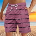 thumbnail image 4 of Soki Shorts de Plage Décontractés pour Hommes Shorts à Rayures en Liquidation, 4 of 5