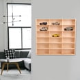 thumbnail image 4 of idealsgarden Wooden Display Rack Organizer Shelves Multiuse Holder for Doll Shop 18 Grid, 4 of 8