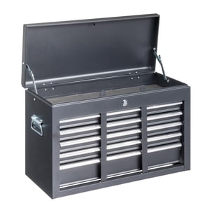 Pinikuyiro Armoire de coffre à outils en métal portable avec 5 Des tiroirs, 5-Drawer Boîte à outils avec tiroir à roulement à billes, organisateur de boîte de rangement en acier, noir