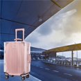 thumbnail image 3 of Waterproof Rolling Luggage Cover Full Transparent Luggage Protector Cover Thicken Suitcase Protector Cover PVC Suitcase Cover 26inch B, 3 of 6