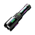 thumbnail image 2 of Rechargeable Flashlight High Lumens Super Bright LED Flashlight Strong Light USB Type-C Charging Digital Display Fluorescent Outdoor Flashlight for Camping Hunting Emergency, 2 of 9