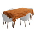 thumbnail image 1 of Vargottam Intérieur/ExtérieurNappe58x120 InchRectangleNappe Imperméable PatioTableCoupes- Printemps/ÉtéTableau Rectangulaire/BBQs/Picnique -Orange3, 1 of 5