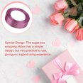 thumbnail image 3 of Gift Wrap Ribbon Wedding Clothes Making Supply Multi-color DIY Craft Accessories Festival Fabric Polyester Ribbons Box Ornaments Middle Purple 107, 3 of 7