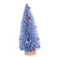thumbnail image 4 of Yinanstore Tabletop Artificial Christmas Tree Christmas Gift Art Crafts Decorative Mini Christmas Tree Desktop Xmas Tree for Shelf Table Blue 20cm, 4 of 8
