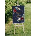 thumbnail image 5 of Darling Souvenir MADE WITH LOVE PersonalizedWelcomeSignFor Baptism,Painted RosesParty Supplies Great For Your Celebrations- 18x 12, 5 of 5