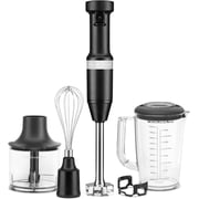 ZJQYDS KitchenAid Variable Speed Corded Hand Blender with Accessories, Black Matte, KHBV83BM