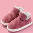 thumbnail image 4 of Kcodviy Women Slippers Autumn and Slippers for Women Fuzzy Winter Solid Color Comfortable S Platform Slippers for Women Flat Bag with Warm Boot Slippers Women Non Slip, 4 of 9