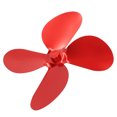 thumbnail image 4 of Ventilateur Poêle Ventilateur Palette Alliage d'Aluminium Ensemble de 4 Pales Kit avec Clé Hexagonale Vis pour Remplacement, 4 of 7