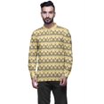 thumbnail image 1 of Atasi Long Cuff SleeveShirtCasual Printed Short Kurta For Men Summer Wear, 1 of 1