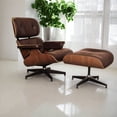 thumbnail image 2 of East Lounge Chair II and ottoman - Chocolate/Walnut Color, 2 of 2
