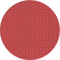 thumbnail image 1 of Ahgly Company Tapis d'Intérieur Lavables à la Machine, Carrés, Transitionnels, Rouges, 3 Pi Carrés, 1 of 7