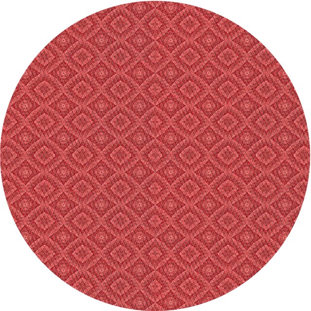 Ahgly Company Tapis d'Intérieur Lavables à la Machine, Carrés, Transitionnels, Rouges, 3 Pi Carrés