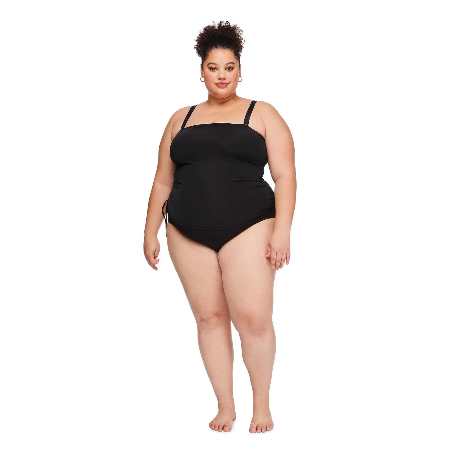 George Women's Plus Ruched Tankini