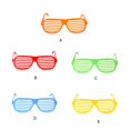 thumbnail image 2 of Transemion Children Sunglasses Portable Glasses Eyewear Holiday Party Performance Yellow, 2 of 6