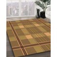 thumbnail image 3 of Ahgly Tapis d'Intérieur Lavable en Machine Carré Marron Selle, 3 Pieds Carré, 3 of 7