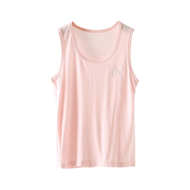 Sunnyoo Tween Boy Racerback Tank Top Cartoon Print Round Neck Vest Casual Soft Comfortable Tanks