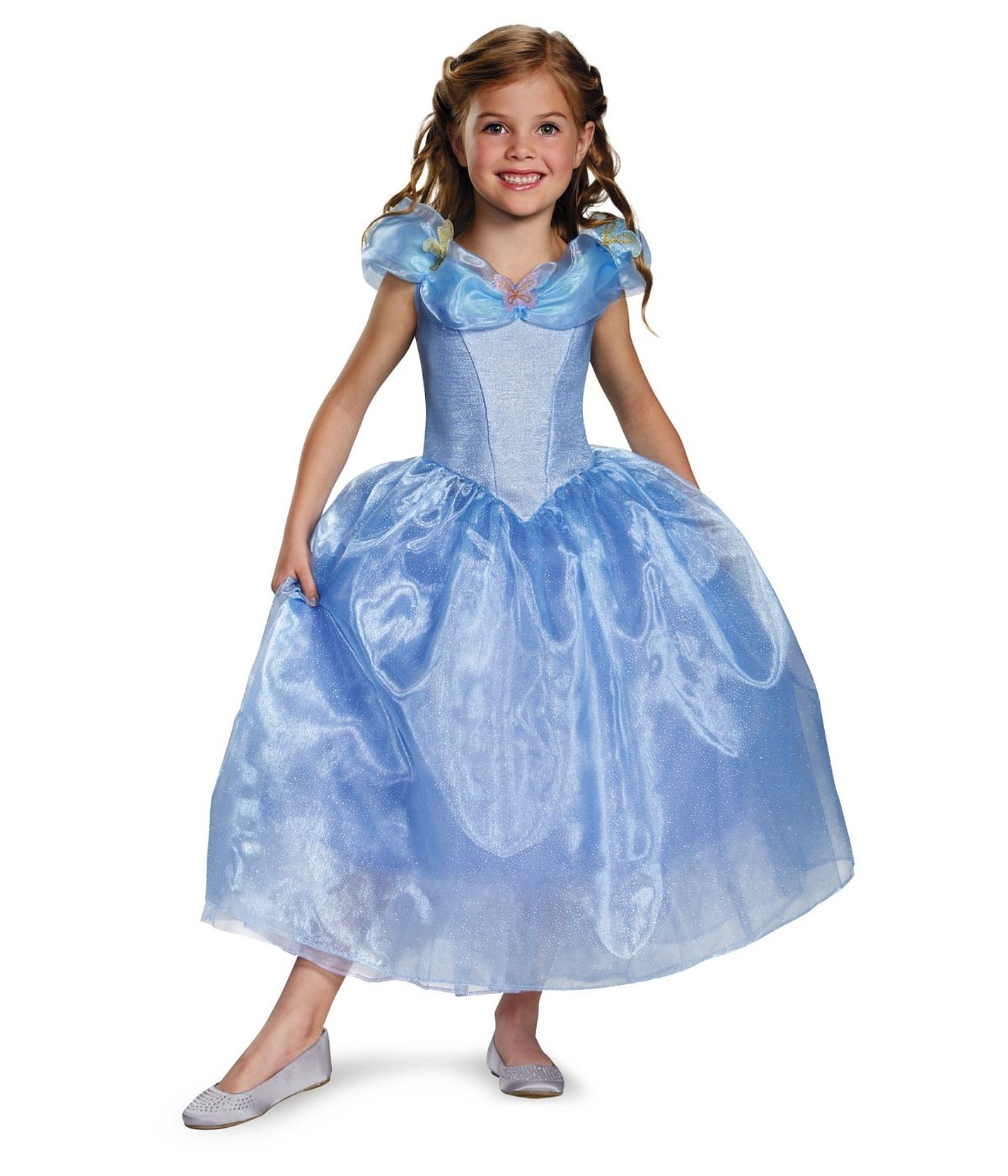 Disguise Cendrillon Costume de Luxe de Film, Moyen (7-8)