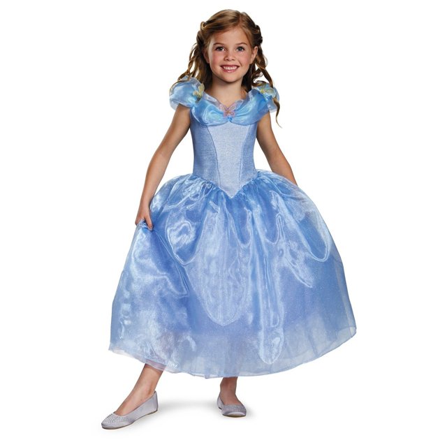 Disguise Cendrillon Costume de Luxe de Film, Moyen (7-8)