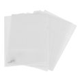 thumbnail image 1 of Unique Bargains 20 Pcs Porte-Documents de Poche en Plastique PVC Transparent pour Papier A4, 1 of 3