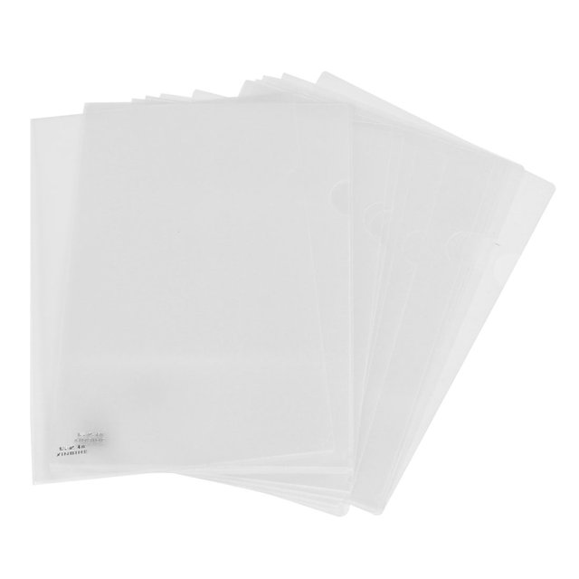 Unique Bargains 20 Pcs Pochette Porte-Documents en Plastique PVC Transparent pour Papier A4. Ensemble de 20 Chemises de Classement en Plastique Transparent Conçues pour Contenir du Papier Format A4, Chaque Pièce Mesurant 30,5 x 21,5 cm (12 x 8,5 Pouces). Convient pour Organiser des documents, des Feuilles d'Examen et des Dossiers, en les Gardant Propres et Secs.