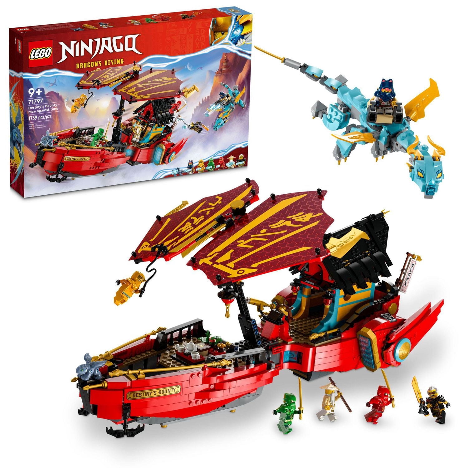 LEGO NINJAGO Destiny's Bounty – race against time 71797 Building