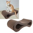 thumbnail image 1 of Corrugated Cat Scratching Bed, Lounge Shaped, Strong and Solid, Protects Home Furniture, Reversible Feature, Satisfies  Instincts, for All Types of Cats, with Dual Purposes, 1 of 7