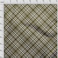 thumbnail image 4 of oneOone Velvet Dark Olive Green Fabric Check Sewing Material Print Fabric By The Yard 58 Inch Wide, 4 of 4