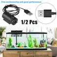 thumbnail image 4 of MYG 2x Mini Aquarium Supplies Pumping Water Fish Tank Fountain USB Submersible Pump, 4 of 9