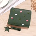 thumbnail image 2 of CNKOO Wallet PU Imitation Leather Card Bag Ladies Wallet Short Cute Small Coin Purse Female Korean Version, 2 of 4