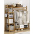 thumbnail image 1 of CC005 - Storage Clothing Rack-Wood（130cm）, 1 of 1