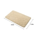 thumbnail image 3 of LSLJS Bath Rug, Light Luxury Bathroom Memory Foam Absorbent Floor Mat Bathroom Toilet Doorway Quick Dry Foot Mat Entry Door Mat Non-slip Mat Home Decor, 3 of 8