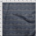 thumbnail image 3 of oneOone Georgette Viscose Fabric Swirl & Floral Block Printed Craft Fabric BTY 42 Inch Wide, 3 of 4