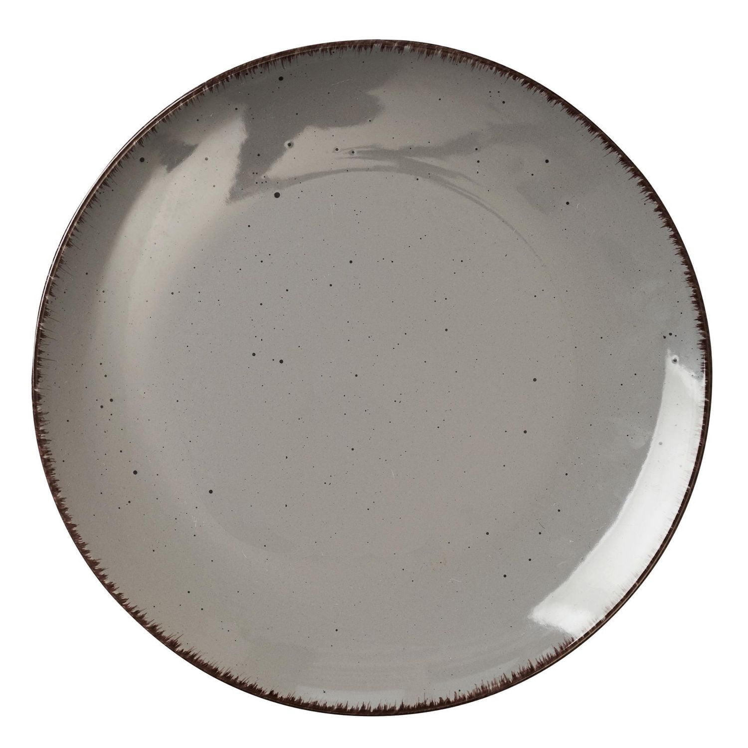 Safdie & Co. Utopia 12 Piece Dinnerware Set, Service for 4, Fiesta Dinnerware, Home Trends and Home Food Network Essentials, Stoneware Dinner Plates, Grey