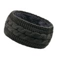 thumbnail image 1 of Fashion Autumn And Winter Pure Color Wool Knitted Hair Band Sports Headband, 1 of 9