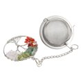 thumbnail image 2 of Tea Infuser,Natural Gem Tea Filter 304 Stainless Steel Tea Maker  Jade Tea Leak For Tea Flavoring Herbal Spices Seasonings, 2 of 8