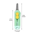 thumbnail image 3 of Magnetic Box Cutter, Retractable Utility Kit, Mini Paper Cutter for Home Office, Portable Unpacking Tool for Boxes Letters Packages, Reliable Locking Mechanism, 3 of 7