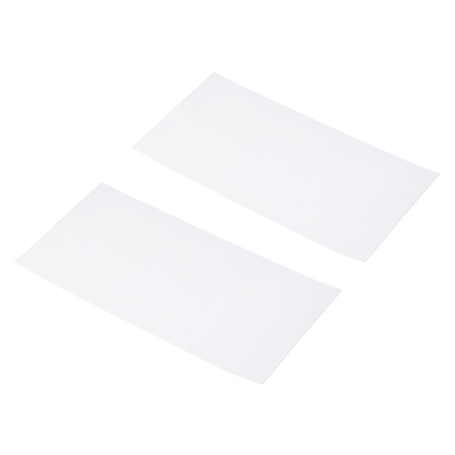 Unique Bargains Down Jacket Repair Patch 4' x 8', 2 Pack Self Adhesive Nylon Fabric Patch, White