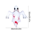 thumbnail image 4 of Feltree Halloween Inflatable Ghost Decoration with Rope, 27” Outdoor/Indoor PVC Hanging Pendant for Window Door Yard Party, Waterproof & Reusable Holiday Decor, 4 of 8