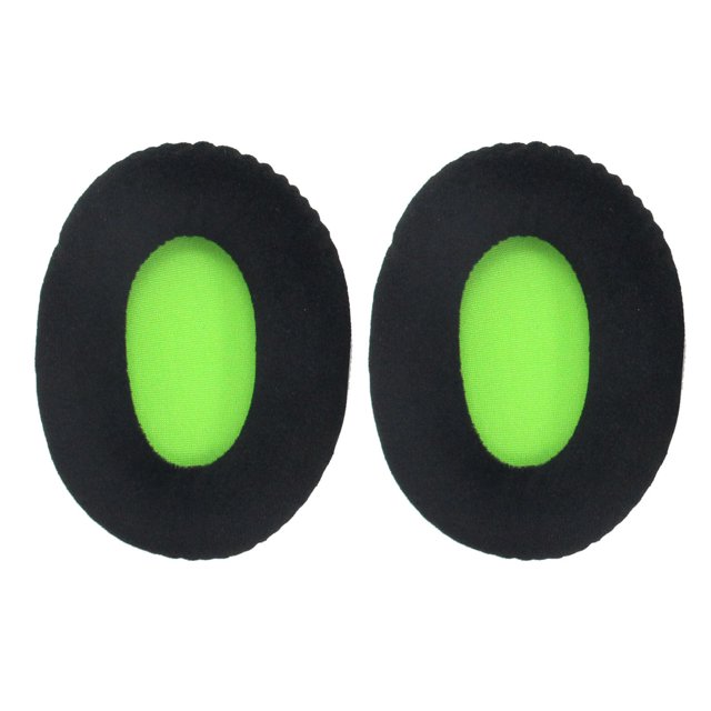 High Quality Headset Cushion Replacement Breathable Ear Pads Compatible with Kingston HyperX Cloud II(Green Flannel)