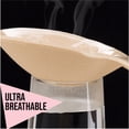 thumbnail image 4 of WZXFASHION Women Sticky Bra Strapless Backless Bra Self Adhesive Bra Invisible Push up Bra Intimates Beige XL, 4 of 9